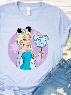 Disney Princess Elsa With Park Ears Tee